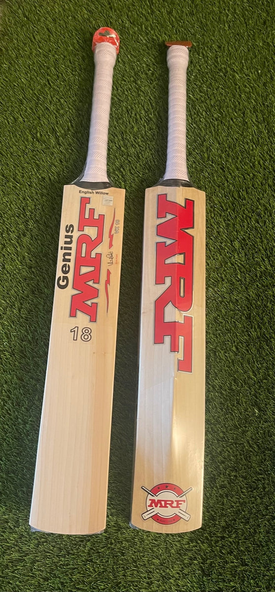 クリケットバット　MRF MRF Genius 18 English Willow Cricket Bat (Long Blade