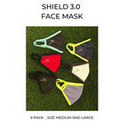 Shield 3 Face Mask ( 2 Ply)  - 6 pack