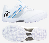 Kookaburra KC 3.0 Rubber Cricket Shoes - White/Silver