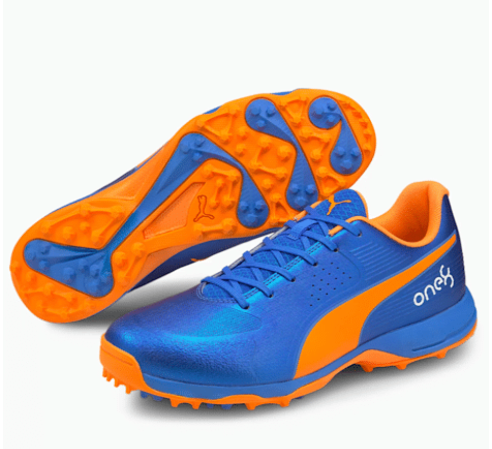 PUMA X One8 19 Virat Kohli Shoes Bluemazing Orange Glow 2022