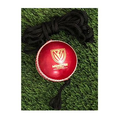 Monster Hanging Leather Ball (Red )