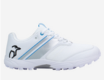 Kookaburra KC 3.0 Rubber Cricket Shoes - White/Silver (2022)